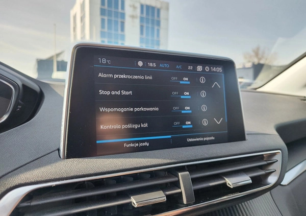 Peugeot 5008 cena 95900 przebieg: 101341, rok produkcji 2020 z Wisła małe 326